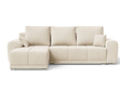 Ecksofa L-Form mit Schlaffunktion und Bettkasten Monti Links Beige