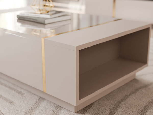 Wohnzimmer-Set im Glamour-Stil Lunelie Kaschmir