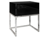 Schwarzer Glanz \ Push to open \ Silber