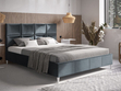 Polsterbett mit Lattenrost 160x200 Luxe Dunkelgrau