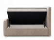 Boxspringbett mit Bettkasten 120x200 Campi Beige