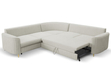 Ecksofa L-Form Rechts mit Schlaffunktion und Bettkasten Limon Hellgrau