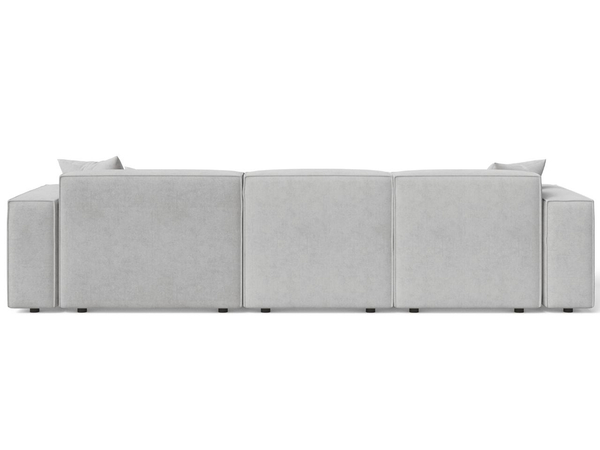 Ecksofa L-Form Rechts Arizona Grau