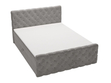 Boxspringbett mit Bettkasten 140x200 Lunaris Grau