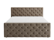 Boxspringbett mit Bettkasten 140x200 Montego Braun