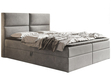 Boxspringbett mit Bettkasten 180x200 Hera Grau
