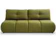 Schlafsofa mit Bettfunktion und Bettkasten Milet Grün