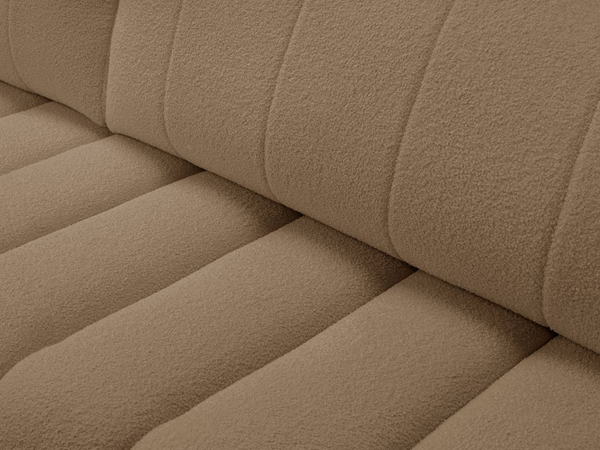 Ecksofa mit Schlaffunktion und Bettkasten Links Adoro Braun