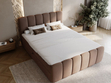 Boxspringbett mit Bettkasten 200x200 Cloud Braun