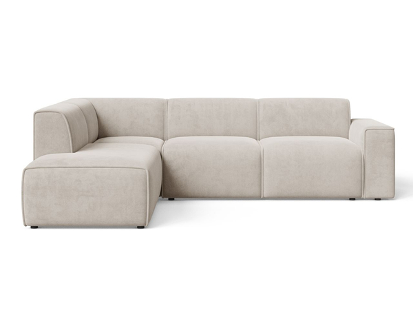 Ecksofa L-Form Links Eluno Hellbeige