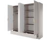 Kleiderschrank mit Spiegel Latina Beige