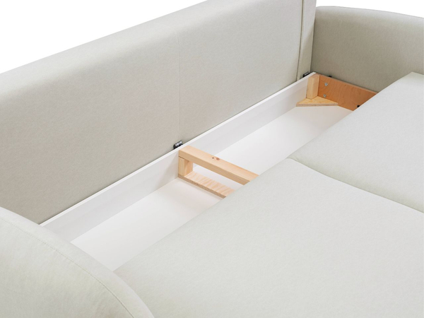 Schlafsofa mit Bettfunktion und Bettkasten Alta Hellgrau