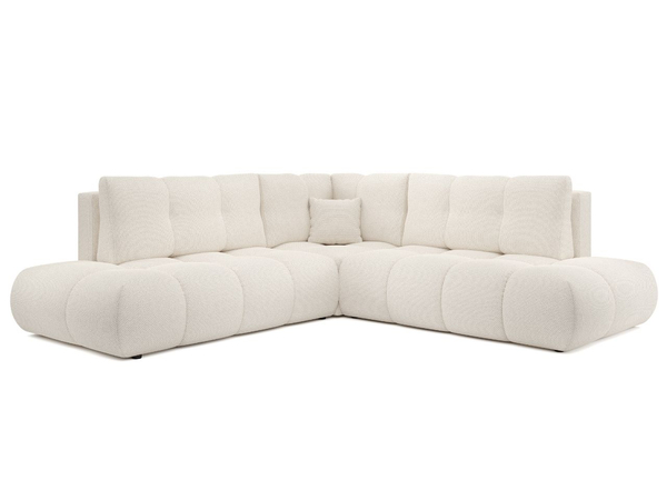 Ecksofa mit Schlaffunktion und Bettkasten Links Kair Beige