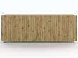 TV-Lowboard mit Türen 100 cm Kioto Artisan Eiche