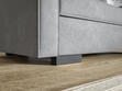 Schlafsofa mit Bettfunktion und Bettkasten Pori Grün