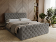 Boxspringbett mit Bettkasten 180x200 Lunaris Dunkelgrau