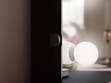 Schminktisch  mit Schubladen, Spiegel und LED-Beleuchtung Brisa Schwarz Hochglanz