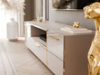 Wohnzimmer-Set im Glamour-Stil Lunelie Kaschmir