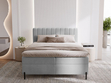 Boxspringbett mit Bettkasten 140x200 Primavera Hellgrau