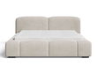 Polsterbett mit Bettkasten und Lattenrost 180x200 Aubi Beige