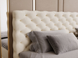 Boxspringbett mit Bettkasten 160x200 Bergamo Beige