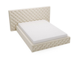 Polsterbett mit Bettkasten und Lattenrost 120x200 Madera Beige 