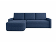 Ecksofa L-Form mit Schlaffunktion und Bettkasten Arvento Dunkelblau