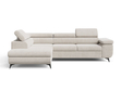 Ecksofa mit Schlaffunktion und Bettkasten Argon Links Beige