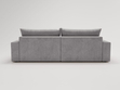 Ecksofa L-Form mit Schlaffunktion und Bettkasten Havi Rechts Grau