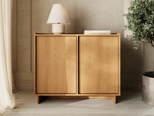 Kommode mit Türen 98 cm Azumi Karamell Eiche