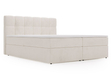 Boxspringbett mit Bettkasten 200x200 Maison Beige